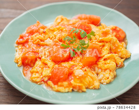 トマトと卵の炒め物（西紅柿炒鶏蛋） 78634428