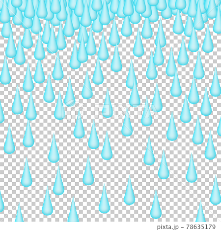 雨の背景イメージ　雨だれ　水滴　しずく　（2） 78635179