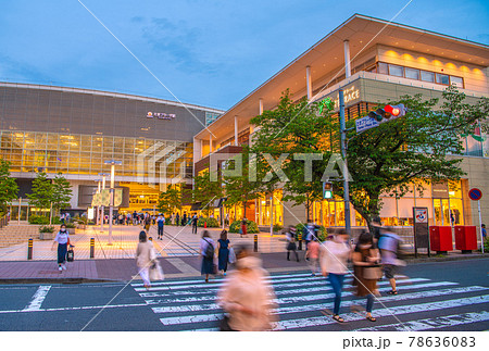 日本の横浜都市景観 たまプラーザ駅などを望む 日本の横浜都市景観 たまプラーザ駅などを望む 78636083
