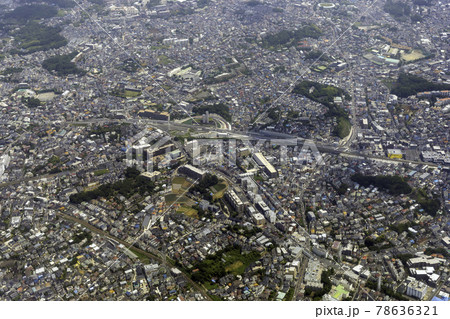 首都高横浜環状北線の馬場出入口付近を空撮 78636321