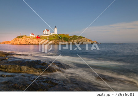 Nubble Light, York, Maine, New England, USA 78636681