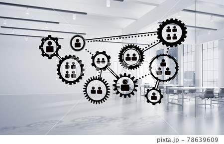 Networking and wireless connection as concept for effective modern business 78639609