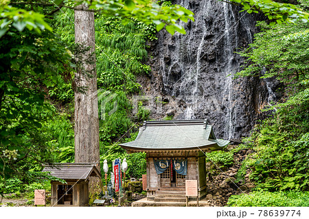 初夏の出羽三山神社 祓川神社と須賀の滝 山形県鶴岡市 初夏の出羽三山神社 祓川神社と須賀の滝 山形県鶴岡市 78639774