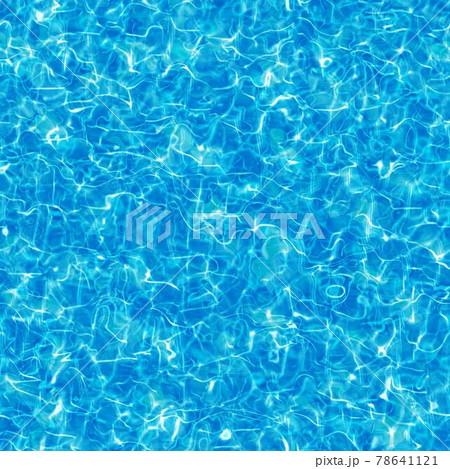 水面のシームレスCGテクスチャ素材 78641121