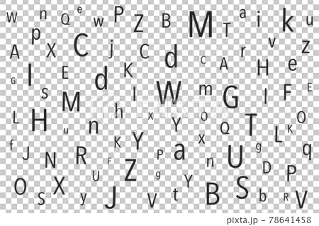 英文英文小寫大寫字母語言AI矢量素材插圖 英文英文小寫大寫字母語言AI矢量素材插圖 78641458