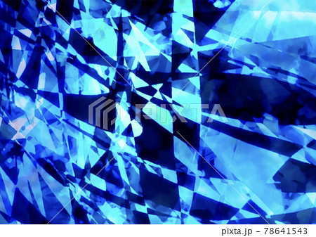 幻想的なキラキラ青い宝石テクスチャ背景 青のイラスト素材