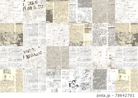 Old vintage grunge newspaper paper texture - Stock Photo [60441456] - PIXTA