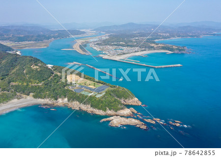 高知県四万十市 四万十川最下流の風景 高知県四万十市 四万十川最下流の風景 78642855