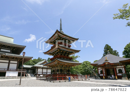 千葉県　成田市　成田山新勝寺　三重塔 78647022
