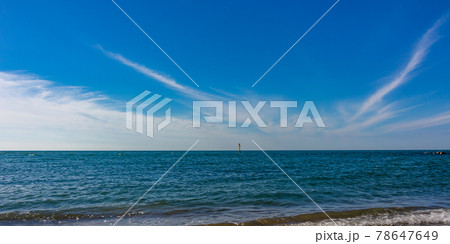 Japan Sea looking towards South Korea, Mikawa, Japan. Japan Sea looking towards South Korea, Mikawa, Japan. 78647649