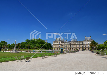 フランス・パリ、リュクサンブール公園、2020年6月2日撮影。 78649067