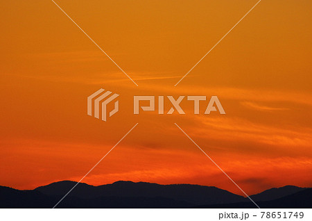 夕暮れと雲 78651749