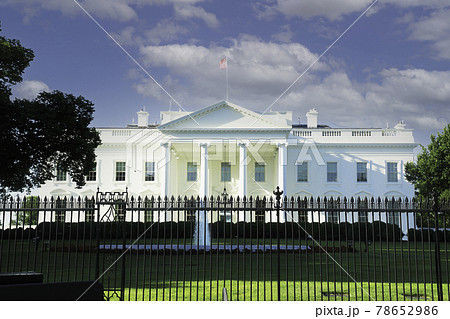 アメリカ　ワシントンD.C　ホワイトハウス　トランプ 78652986