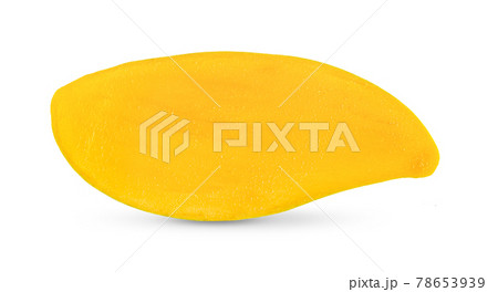 half ripe mango isolated on white half ripe mango isolated on white 78653939