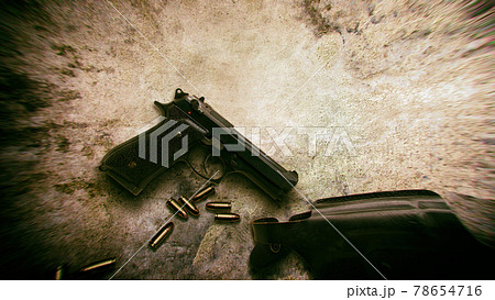 拳銃のイメージ素材 78654716