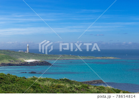 北長門海岸国定公園角島灯台　山口県下関市 78654814