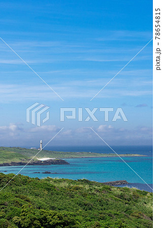 北長門海岸国定公園角島灯台　山口県下関市 78654815