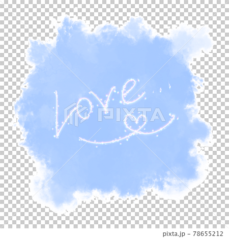 絵本の様な可愛い手書きの「LOVE」アイコン 78655212
