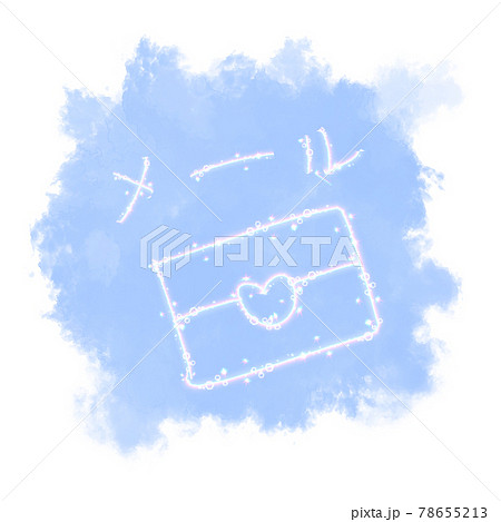 絵本の様な可愛い手書きの メール アイコンのイラスト素材