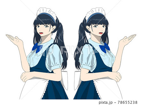 案内するメイド 78655238