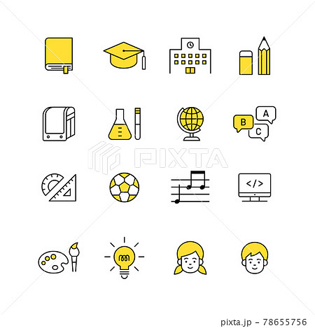 学校アイコンセット 学校アイコンセット 78655756