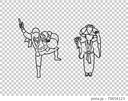 Okinawan figures, men and women, Acer Ryusou icon 78656123