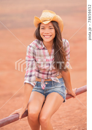Country Western Woman stock photo. Image of women, happiness - 13078102