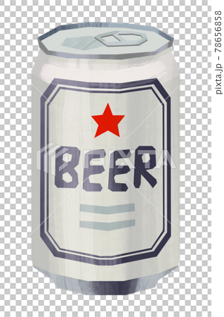 切り絵風缶ビールのイラスト素材 [78656858] - PIXTA