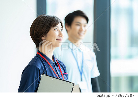 介護イメージ　介護士　介護スタッフ　■撮影協力「LINK FOREST」 78657587