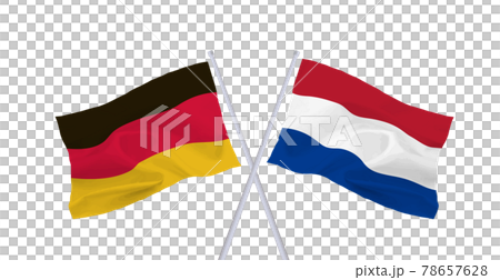 ドイツとオランダの国旗 78657628