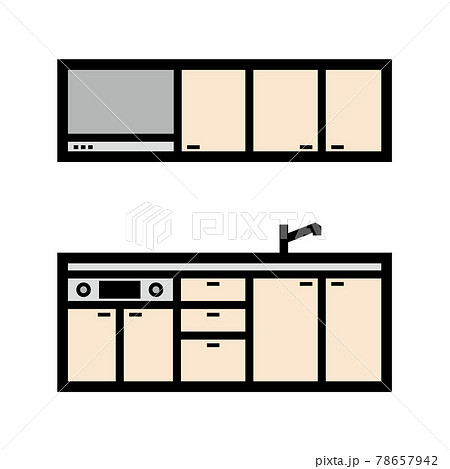 リフォームアイコン_キッチン リフォームアイコン_キッチン 78657942