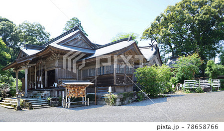 東霧島神社の神殿  78658766