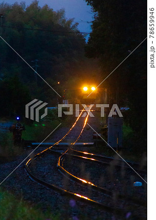 夜、雨上がりの天竜浜名湖鉄道 夜、雨上がりの天竜浜名湖鉄道 78659946