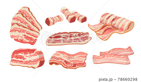 bacon strips clipart