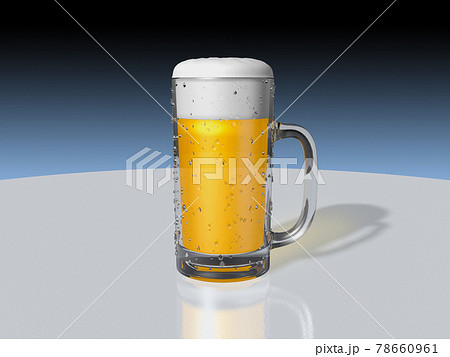 ビール　生　ジョッキ　夏 78660961