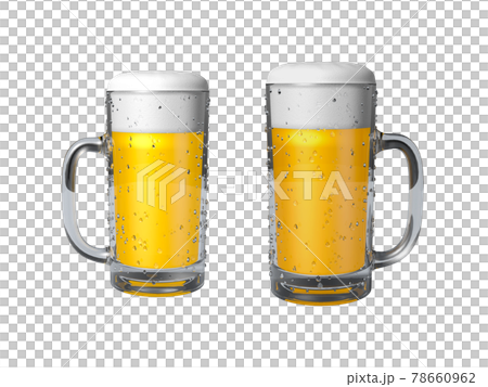ビール　生　ジョッキ　夏 78660962