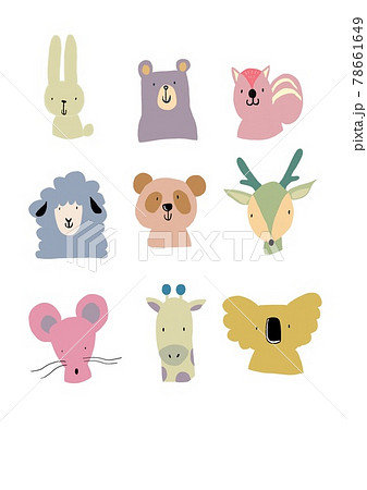 動物イラストセット 動物イラストセット 78661649
