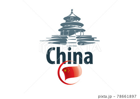 Vector illustration of an architectural landmark in China 78661897