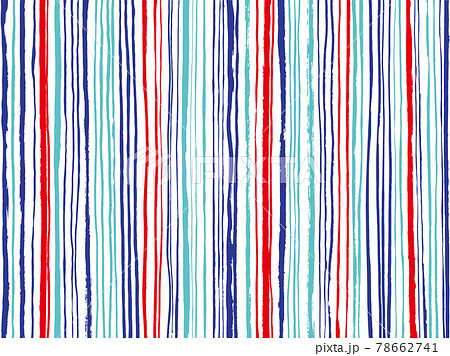 マリン　ストライプ背景　縦縞 78662741