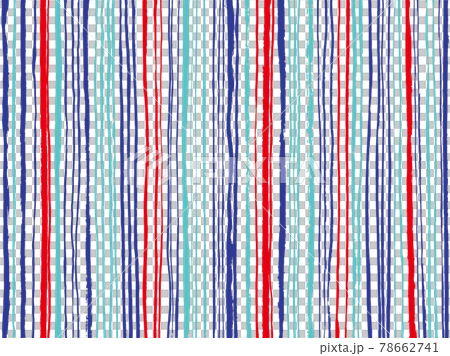 マリン　ストライプ背景　縦縞 78662741