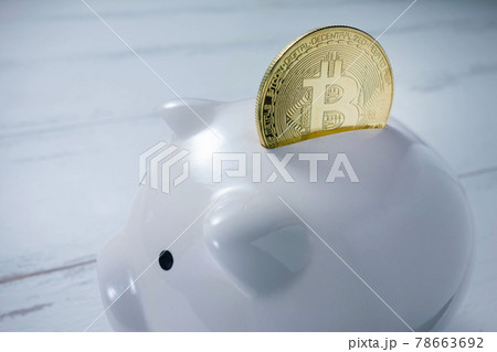 貯金箱にビットコインを貯める 78663692