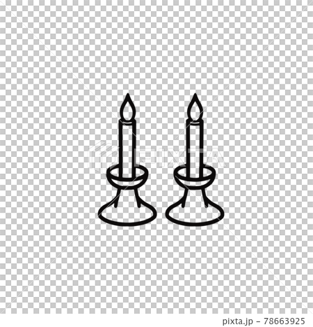 仏具　ろうそく立 78663925