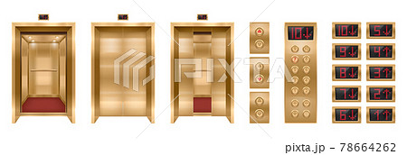 Luxury Elevator Elements Collection 78664262