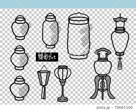 Various lantern sets polka dots Various lantern sets polka dots 78665100