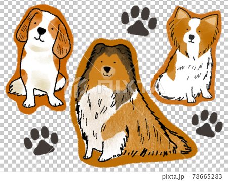 犬 イラストのイラスト素材