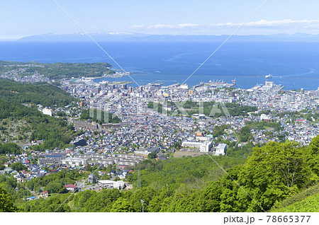 小樽天狗山からの眺め（同時撮影の動画素材あり） 78665377