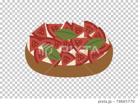 Bruschetta with tomato and basil Bruschetta with tomato and basil 78665770