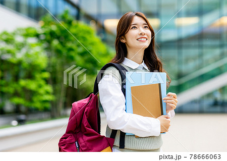 大学生 女性 撮影協力:LINK FOREST 大学生 女性 撮影協力:LINK FOREST 78666063
