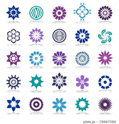 Design elements set.  Abstract icons. 78667080