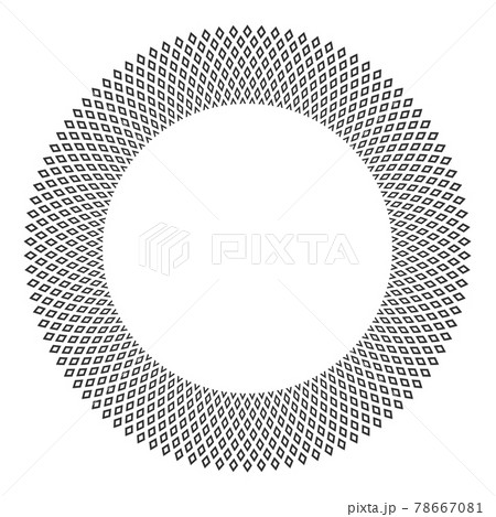 Geometric circle pattern for round frame. 78667081